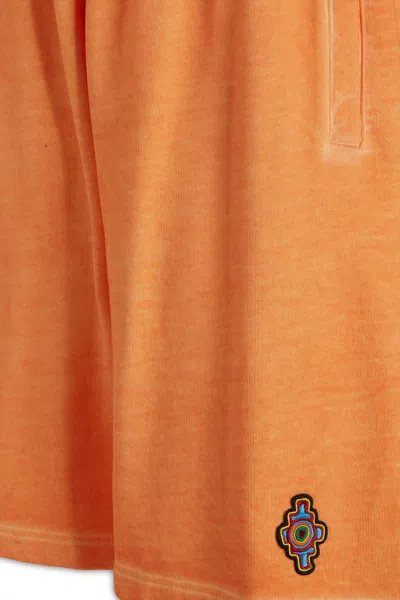 Shop Marcelo Burlon County Of Milan Marcelo Burlon Shorts In Orange