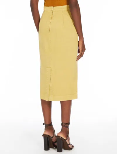 Shop Max Mara Skirts Dark Yellow