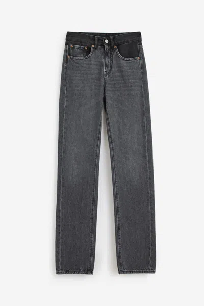 Shop Mm6 Maison Margiela Jeans In Grey