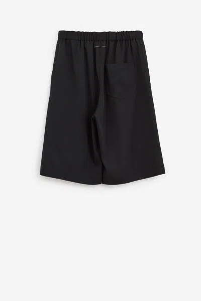 Shop Mm6 Maison Margiela Shorts In Black