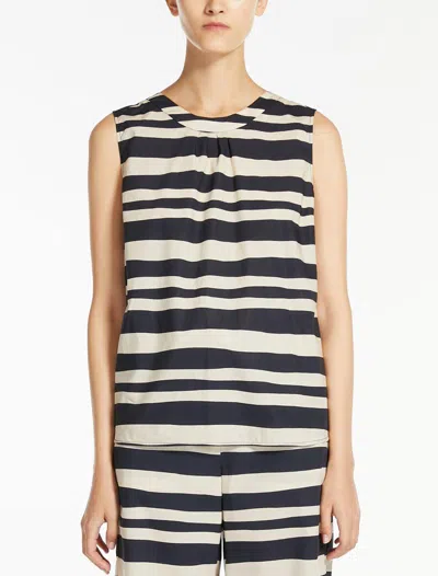 Shop 's Max Mara S Max Mara Top In Blu Marino