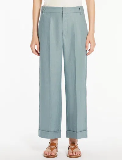 Shop 's Max Mara S Max Mara Trousers Clear Blue