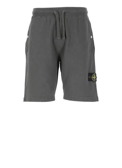 Shop Stone Island Shorts Grey