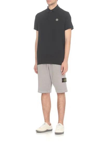 Shop Stone Island T-shirts And Polos Blue