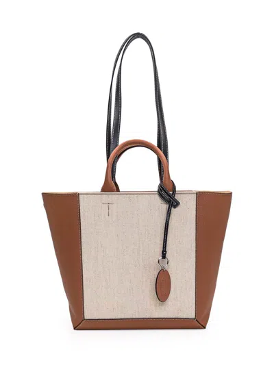 Shop Tod's Medium Shopping Bag In Brown