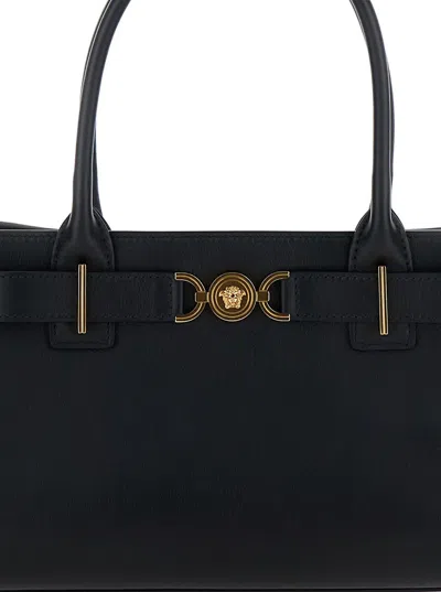 Shop Versace Bags In Black  Gold