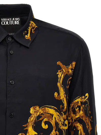 Shop Versace Jeans Couture 'baroque' Shirt In Black