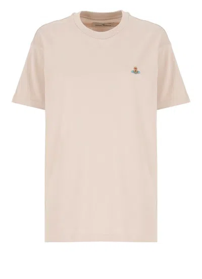 Shop Vivienne Westwood T-shirts And Polos Beige