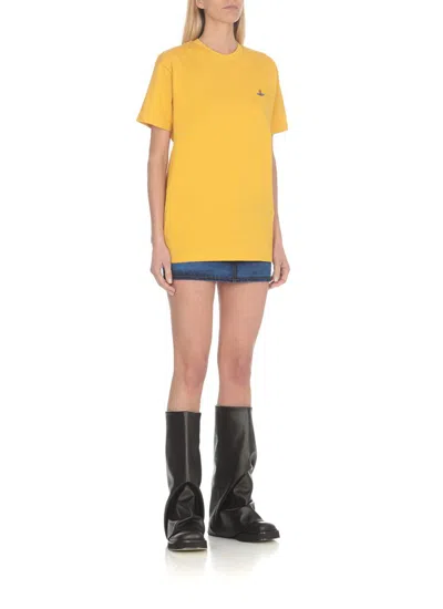Shop Vivienne Westwood T-shirts And Polos Yellow