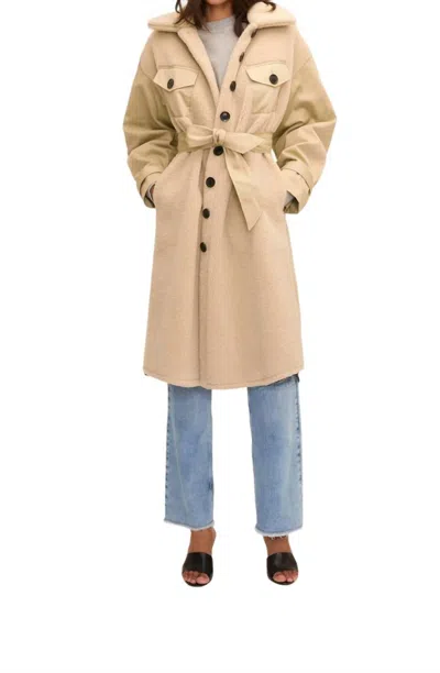 Shop Marissa Webb Frankie Trench Coat In French Beige Combo