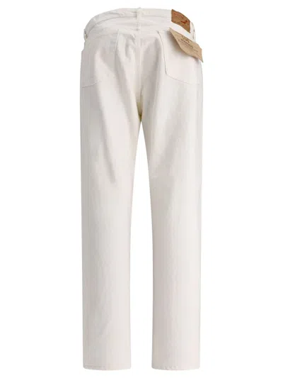 Shop Orslow "105 80's" Jeans In White