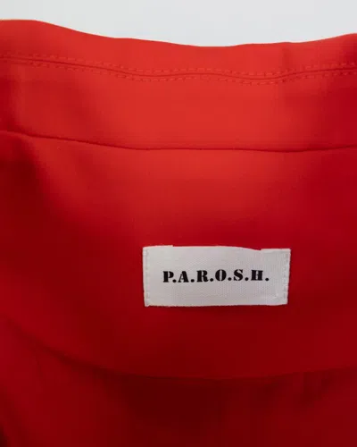 P.a.r.o.s.h Red Blazer In Red