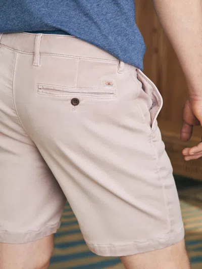 Faherty Coastline Stretch Chino Short (8" Inseam) In Spring Quartz
