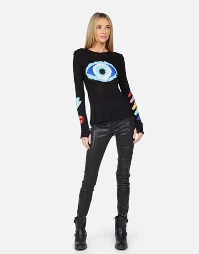 Shop Lauren Moshi X Mckinley X Painted Evil Eye In Black