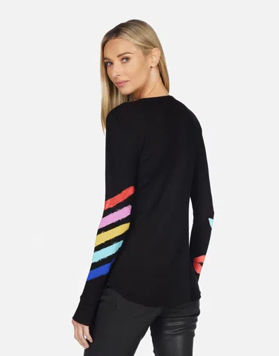 Lauren Moshi X Mckinley X Painted Evil Eye In Black