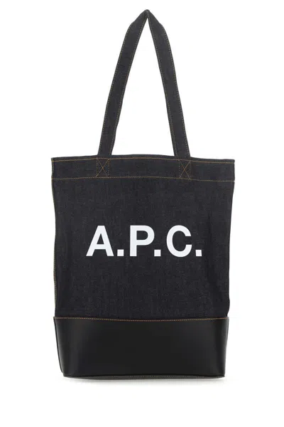 Shop Apc A.p.c. Shoulder Bags In Blue