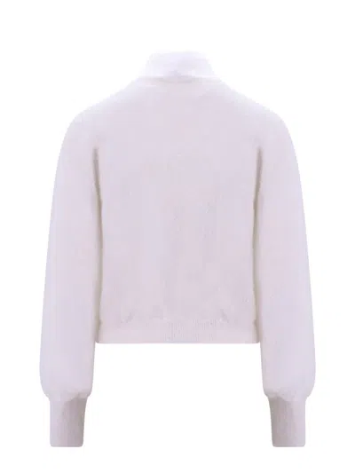Shop Alberta Ferretti Sweater In White