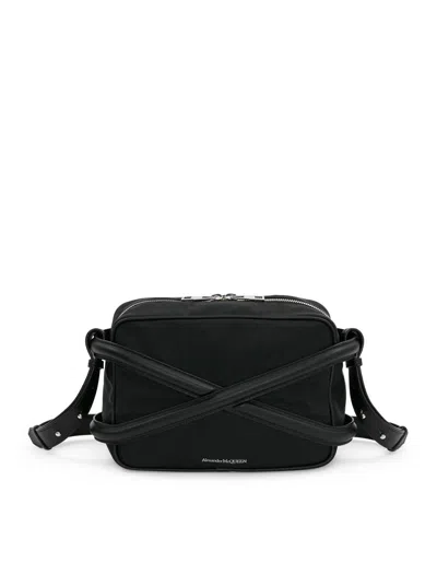 Shop Alexander Mcqueen Mcqueen Shoulder Bags In Black