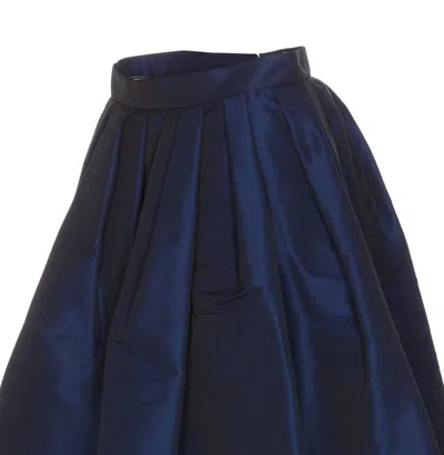 Shop Alexander Mcqueen Skirts In Blue