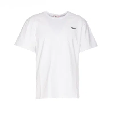 Shop Alexander Mcqueen T-shirts And Polos In White