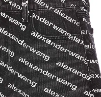 Shop Alexander Wang Shorts In Black