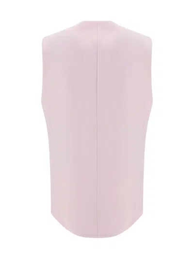 Shop Ami Alexandre Mattiussi Ami Paris Blazers & Vests In Powder Pink
