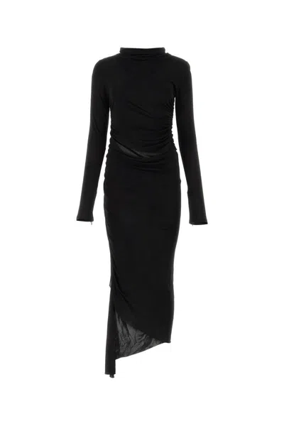 Shop Andreädamo Andrea Adamo Dress In Black