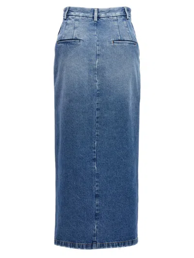 Shop Armarium 'lula' Skirt In Blue