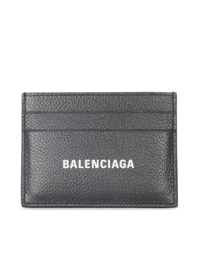 Shop Balenciaga Credit Card Case In Black