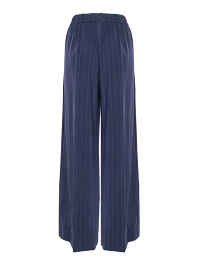 Ballantyne Loose-fit Blu Trousers In Blue