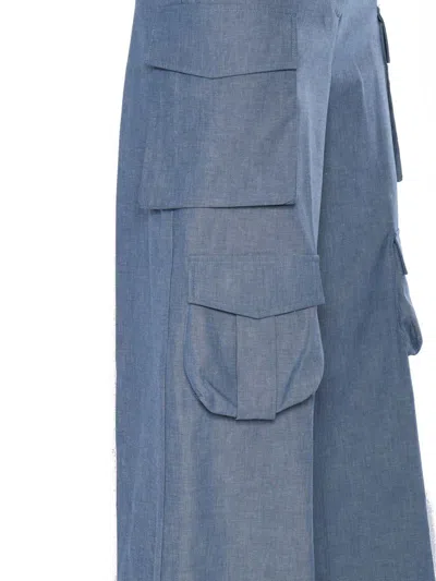 Ballantyne Light Blue Cargo Jeans