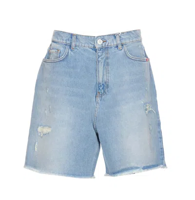 Shop Amish Shorts In Blue