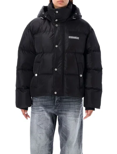 Shop Dsquared2 Puff Kaban Downjacket In Black