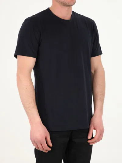 Shop James Perse Blue Cotton T-shirt