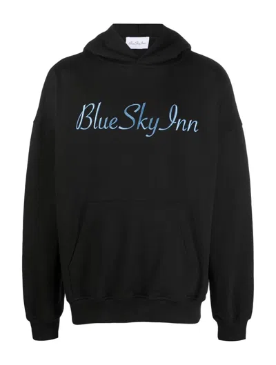 Shop Blue Sky Inn Hoodies Sweatshirt In Black