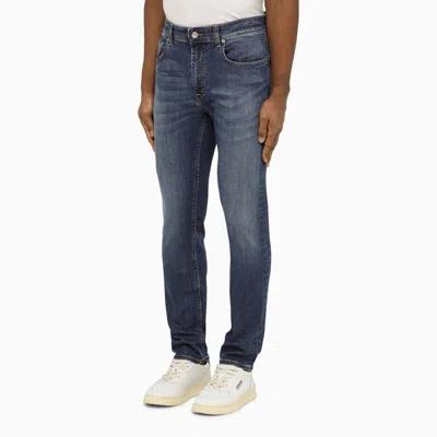 Shop Department 5 Skeith Slim Jeans In Blue