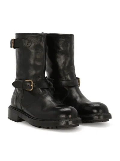 Shop Dolce & Gabbana Boots Shoes In Black