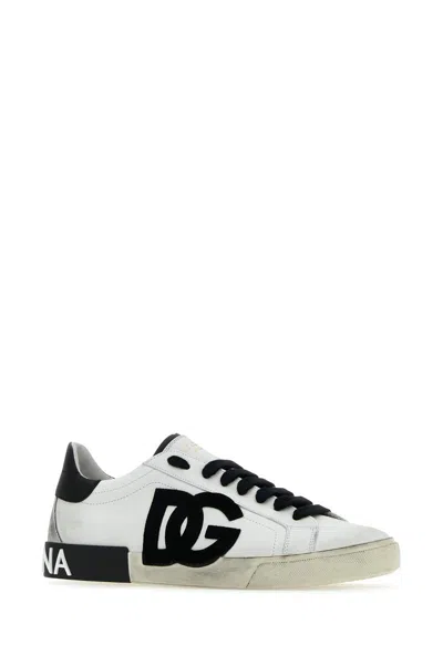 Shop Dolce & Gabbana Sneakers In Bianconero