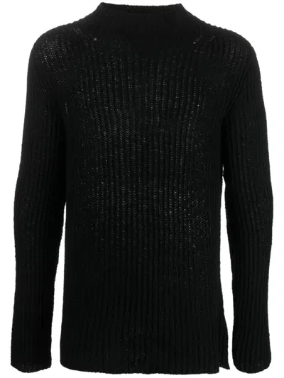 Shop Dries Van Noten 03420-merlyn 7702 M.k.sweater Clothing In Black