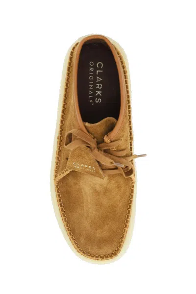 Shop Clarks Originals Suede Leather Caravan Lace-up Shoes In Brown