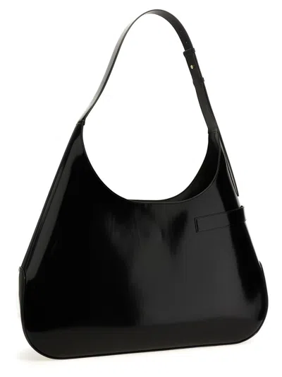 Shop Ferragamo 'archivio Xl' Shoulder Bag In Black