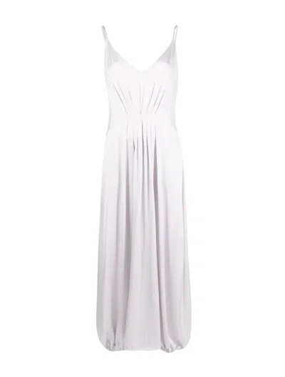 Shop Giorgio Armani Day Evening Dress In Grey