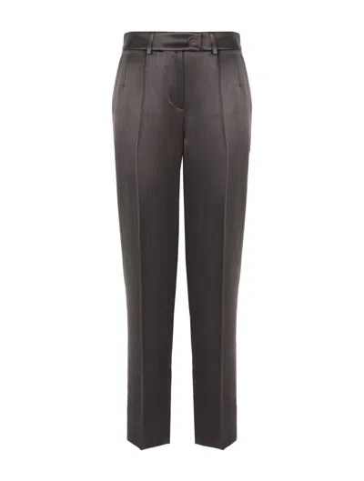 Shop Giorgio Armani Regular & Straight Leg Pants In Grey