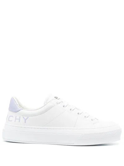 Shop Givenchy Sneakers In White/lilac