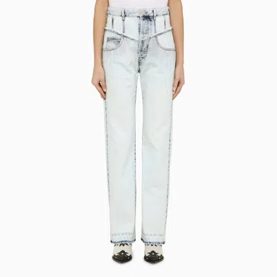 Shop Isabel Marant Light Denim Jeans In Blue