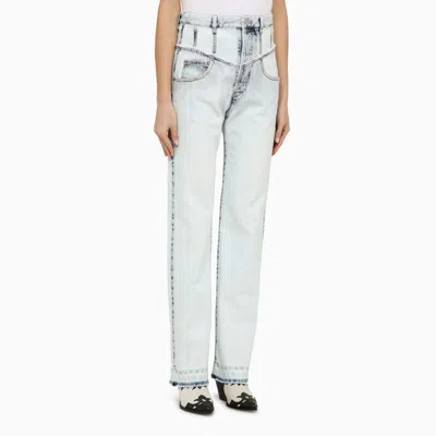 Shop Isabel Marant Light Denim Jeans In Blue