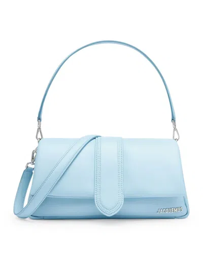 Shop Jacquemus One Shoulder Bag In Blue
