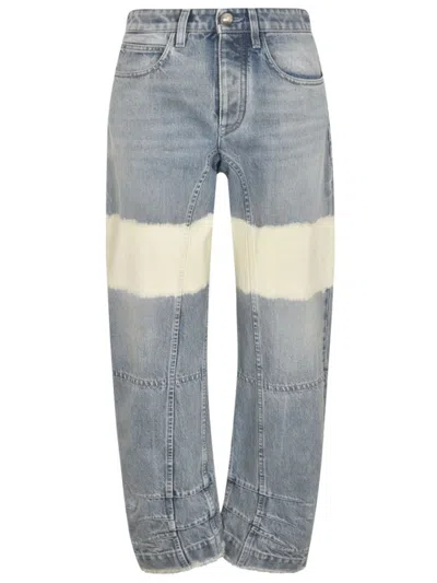 Shop Jil Sander Jeans In Blue Sky