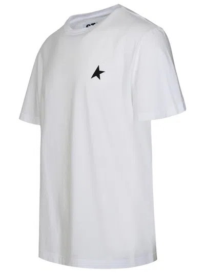 Shop Golden Goose Star White Cotton T-shirt