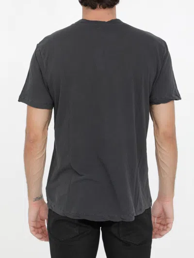 Shop James Perse Grey Cotton T-shirt